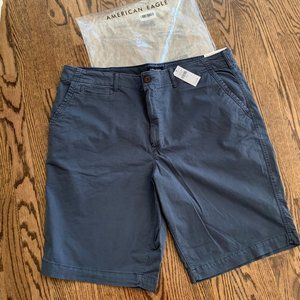 AMERICAN EAGLE MENS NAVY FLEX SHORTS NWT